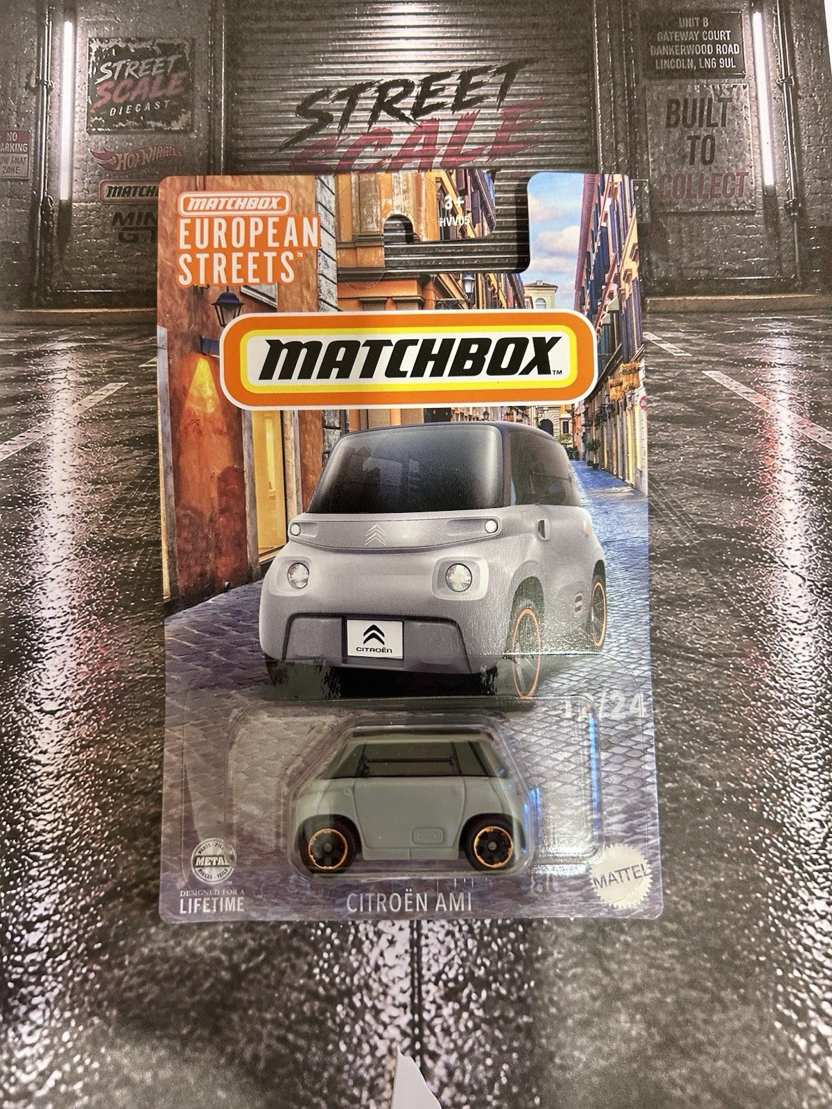 Matchbox Citroën Ami 100% Electric New 'European Streets' 1:64 Model, Sealed.