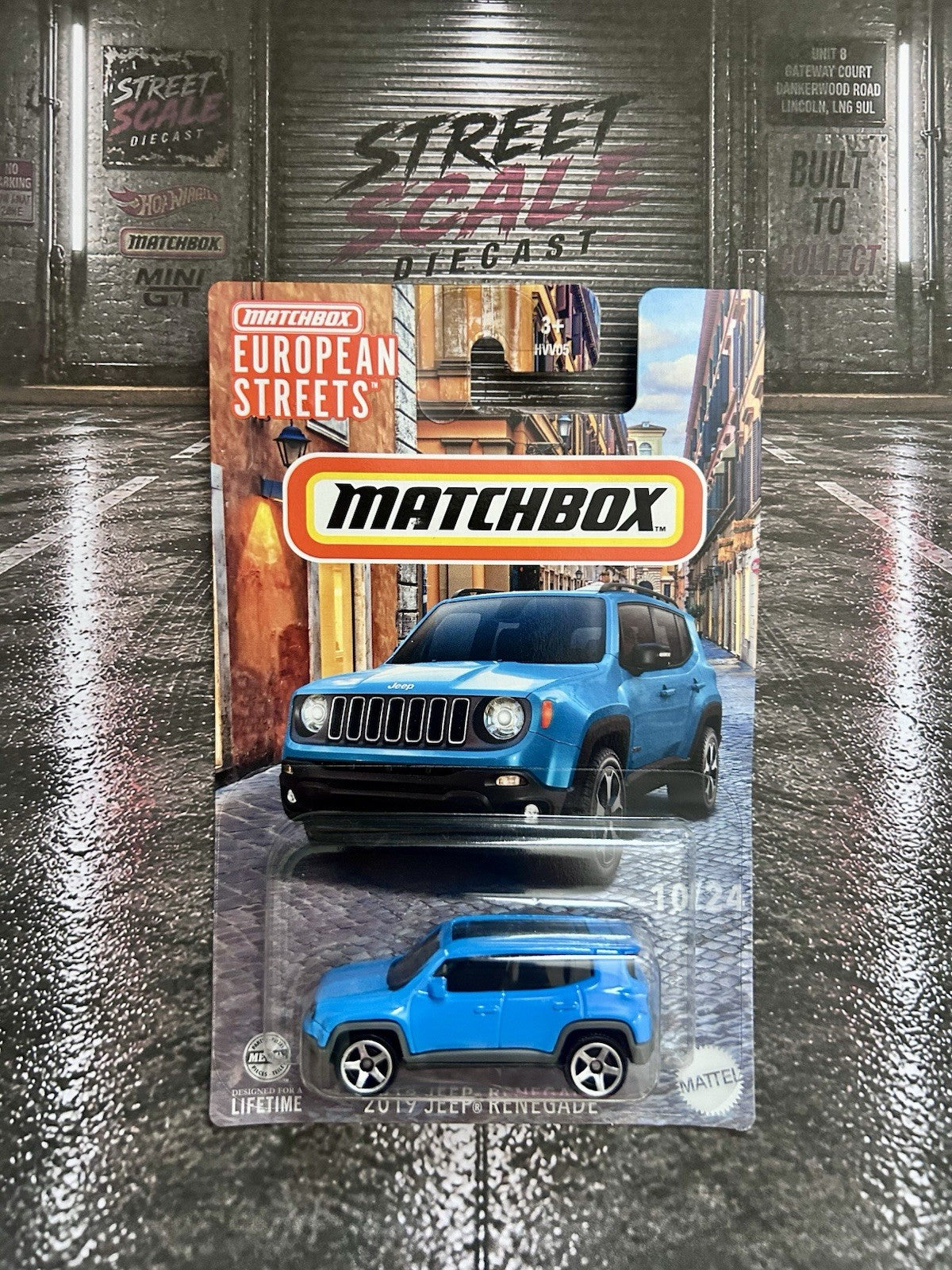 Matchbox 2019 Jeep Renegade  European Streets