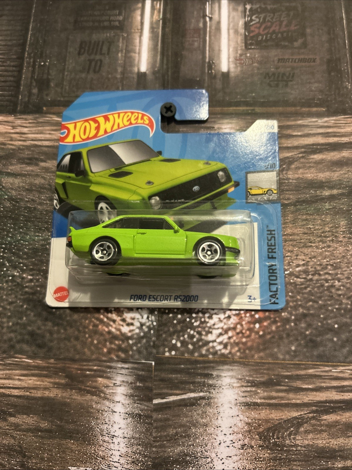 hot wheels ford escort rs2000 green
