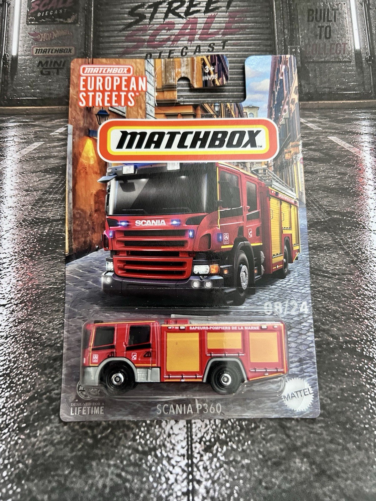 matchbox scania P360 Fire Engine European Streets