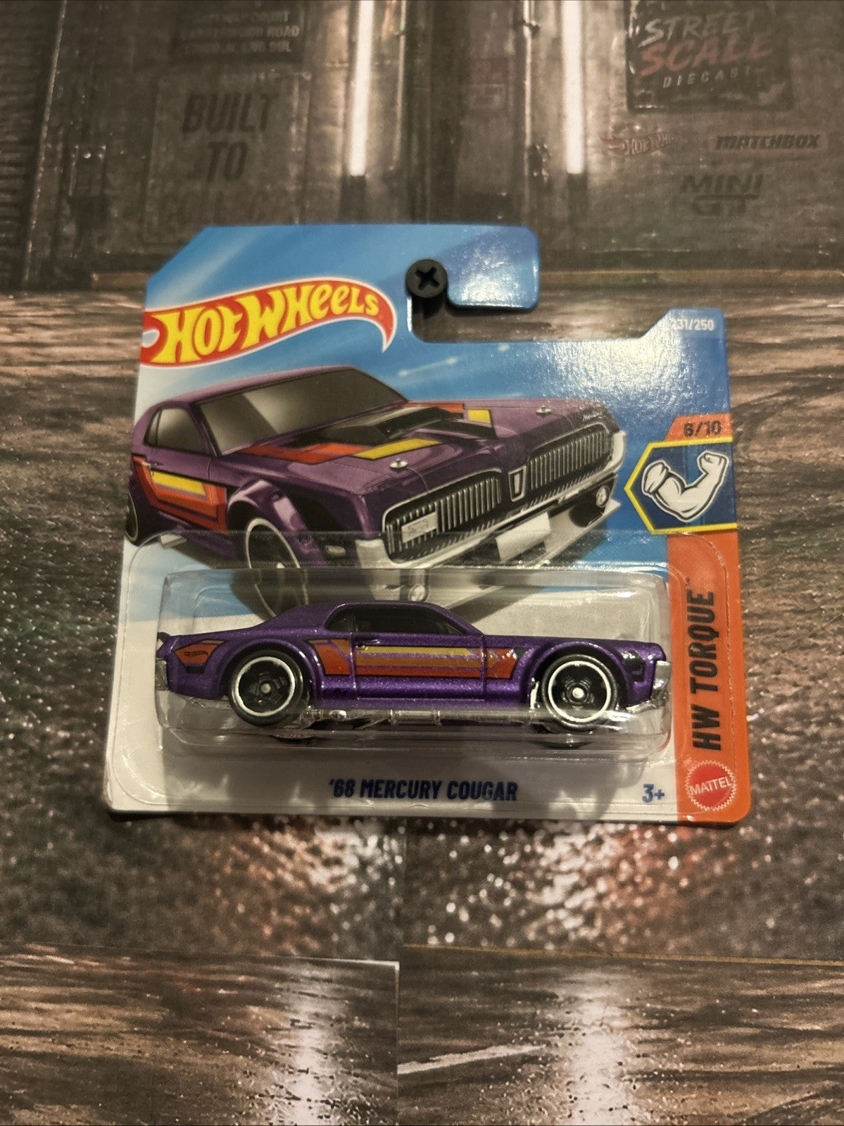 hot wheels 68 mercury cougar